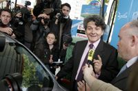 Inauguration de la première pompe distribuant du E85