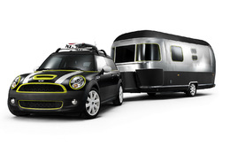 Camping branchouille en Mini Clubman et caravane Airstream