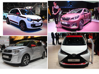 Vidéo en direct du salon de Genève 2014 - Citroën C1, Peugeot 108, Toyota Aygo et Renault Twingo s'affrontent déjà !