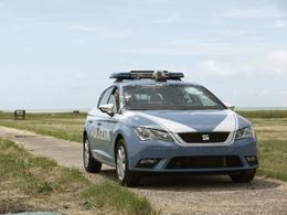 La Seat Leon de la "polizia" à l'épreuve des balles