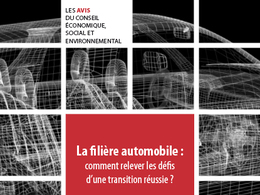 Un avis du CESE milite pour une stratégie européenne industrielle pour la filière automobile