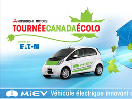 Tournée écolo de Mitsubishi au Canada : l'i-MiEV électrique vient à votre rencontre