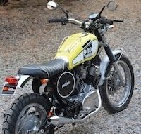 Prépa: une Yamaha Scrambler à la sauce V2