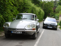 Vidéo - Citroën DS 20 Pallas (1974) vs Citroën C6 3.0 V6 HDi (2012) : duel de voitures présidentielles
