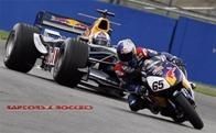Le défi Red Bull/Silverstone : Avion vs moto vs F1.