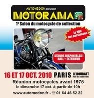 Salon Automédon les 16 et 17 octobre 2010 : les side-cars à l’honneur.