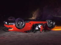 Une Lamborghini Huracan retrouvée abandonnée sur le toit
