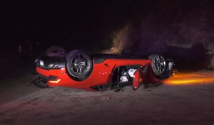 Une Lamborghini Huracan retrouvée abandonnée sur le toit