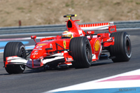 McLaren et Ferrari en piste au Castellet