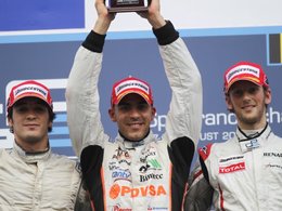 GP2/Spa - DAMS et d'Ambrosio proches de l'exploit, Maldonado engrange