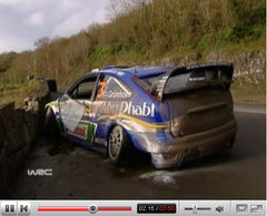 Le crash de Marcus Grönholm en vidéo