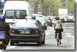 Le trafic automobile parisien baisse