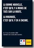 La mortalité routière continue de chuter