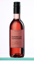 Une bouteille de vin baptisée "Permis de conduire"