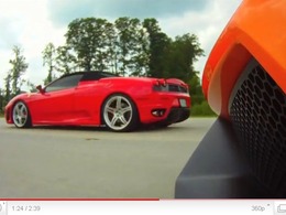 Underground Racing : Ferrari F430 biturbo 1200ch vs Gallardo LP570, sans surprise
