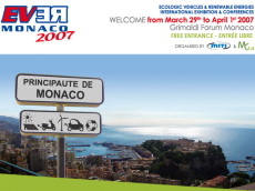 Salon EVER Monaco 2007 : les autos écolos au rendez-vous !