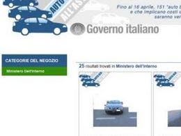 Italie : le gouvernement met en vente ses autos sur eBay