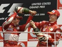 Superbe doublé Ferrari à Indianapolis
