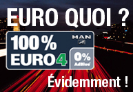 MAN : des poids lourds respectant les normes anti-pollution EURO 4 et EURO 5