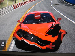 Une nouvelle hécatombe de Ferrari 458 Italia détruites, mais cette fois c'est dans Gran Turismo 5