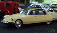 Miniature : 1/43ème - Citroën DS19 - celle présentée au salon de l'auto 1955