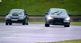 Fifth Gear - Mitsubishi Lancer Evo X FQ300 vs Impreza WRX STI : un essai (un peu trop) bouillant