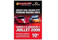 Ferrari Racing Days sur le HTTT Paul Ricard