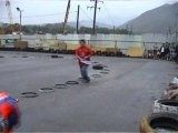 Vidéo moto: course de pocket.
