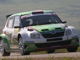 Jan Kopecky a eu chaud au Barum Rally