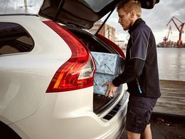 Volvo : la livraison des courses de Noël directement dans le coffre de son auto