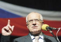 Le président tchèque Vaclav Klaus : sa croisade contre les écolos