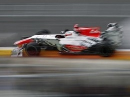 Narain Karthikeyan avec HRT au GP d’Inde