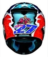 Casque de Stoner ou de Melandri: le haut de gamme Nolan, le X-802.
