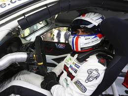 Vincent Beltoise à Pikes Peak sur une Porsche 911 GT3 RS de Romain Dumas