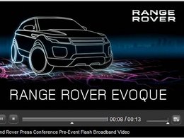 Salon de l'auto 2010 : les présentations Range Rover Evoque et Jaguar en Live sur internet