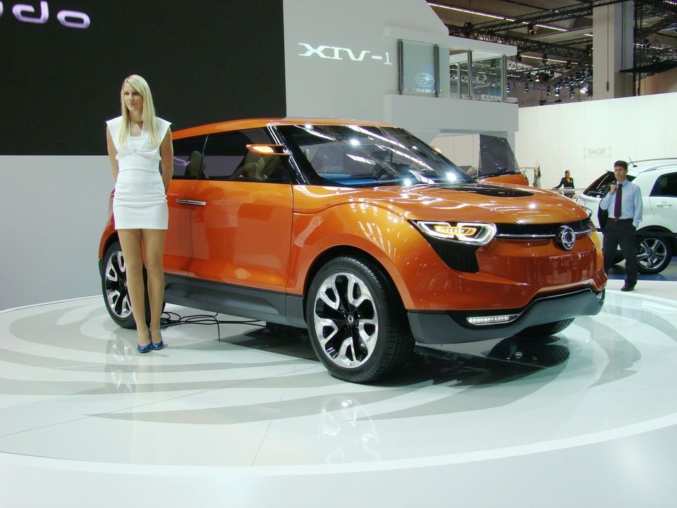 En direct du salon de Francfort : Ssangyong XIV-1 Concept, le Range Evoque asiatique ?