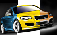 Volvo C30: triptyque au Sema show
