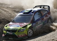 WRC-Rallye de Pologne: Les Ford sont en tête !
