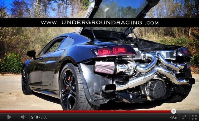 Audi R8 V10 TwinTurbo Underground Racing : parce que le monde a besoin de voitures de 1 500 ch