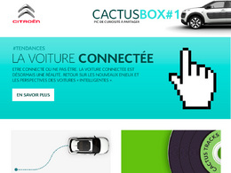 Citroën lance la Cactus box, un emailing affinitaire
