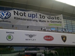 Salon de Francfort 2011 : Volkswagen organise une contre-manifestation face à Greenpeace