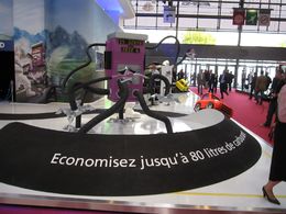 En direct du Mondial de Paris : la déco la plus frappante sur le stand Michelin