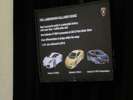 Résultats 2012 - Lamborghini : 2083 ventes dont 922 Aventador