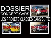 Dossiers concept-cars : florilège des projets classés sans suite