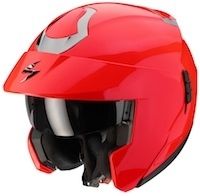 Scorpion: l'Exo 900 Air vire au rouge fluo.