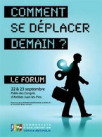 Palais des congrés de Juan Les Pins : le Forum "Comment se déplacer demain ?"