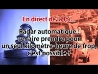 Question de droit : PV pour 1 seul kilomètre/heure de trop, c'est possible