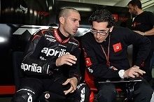 Superbike - Aprilia : Marco Melandri taille Sylvain Guintoli