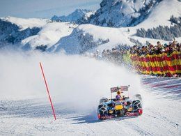 Vidéo: une Formule 1 ça aime aussi la neige