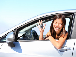 Femme au volant, l'homme au tourment